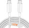 USB C to USB C Cable, 2M 100W Nylon Braided Charger for iPhone 16/16 Plus/16 Pro Max/15/15 Plus/15 Pro Max, MacBook Pro, iPad Pro Air, Samsung S24/S24 Ultra/S23 USBC