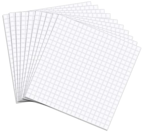 HONQX 3D Klebepads Klebepunkte Doppelseitig 4000 Stück 3D Doppelseitige Klebepads Klebepunkte Weiß 5mm Beidseitige Klebekissen zum Basteln