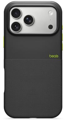 Beats Funda Reforzada con MagSafe, Control de cámara, Resistente a caídas y arañazos, Textura Mate e Interior de Microfibra para iPhone 17 Pro MAX - Negro Everest