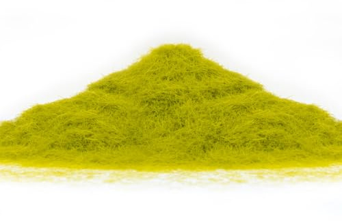 CATZUM 30 g/Confezione Polvere di Erba Statica Muschio Piante Artificiali, Erba Sciolta, Erba per Modellismo Ferroviario, Erba per Modelli (verde autunnale)