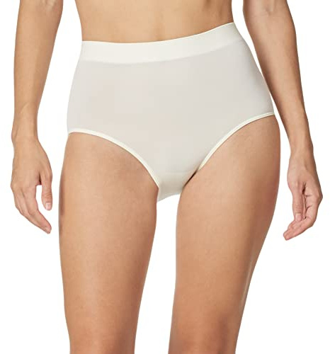 Wacoal Women's B-Smooth Brief Panty, Ivory, M