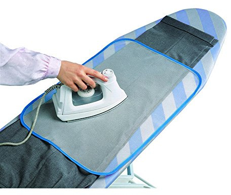WENKO Panno retinato per stirare - antilucido e antibruciature, Poliestere, 40 x 60 cm, Trasparente