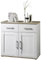 ROMANCE Kommode in Sibiu Lärche / Eiche San Remo Optik - Landhausstil Schrank mit viel Stauraum für Ihren Wohnbereich - 93 x 89 x 45 cm (B/H/T)