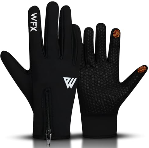 WESTWOOD FOX WFX Gants d'hiver pour Homme et Femme avec écran Tactile, antidérapants, Coupe-Vent, Thermiques, Gants de Cyclisme pour Homme et Femme, Gants de vélo
