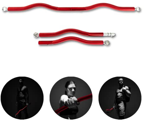 PAKAMA Asta SZ mobile (bar) per fasce di resistenza e fasce di resistenza – Asta fitness per allenamento domestico e allenamento a casa – Asta intelligente per bilanciere per squat, sollevamento