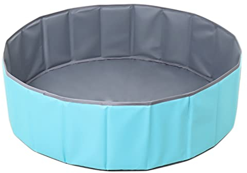 Savieva Faltbares Bällebad für Babys & Hunde, 80/100/120 cm runder Spielpool, strapazierfähiges Polyester, Indoor/Outdoor, Baby-Bällebad, tragbares Design für Kinderzimmer, Schlafzimmer, Spielzimmer