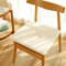 4er Set Sitzkissen, Stuhlkissen 45x45cm Indoor und Outdoor, Komfort Sitzpolster Büro Lazy Warm Stuhlauflage, Auflagen für Stühle für Kleine Stühle Zuhause, Küche,Beige