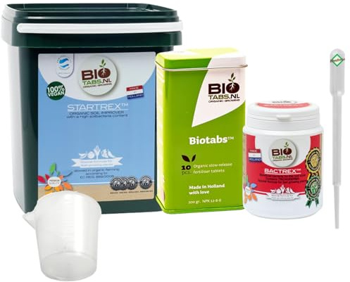 Weedness BioTabs Starterpack Small – Organiska gödningsmedel för inomhus- och utomhusodling