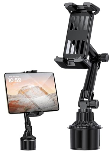 Handy-Autohalterungen, Handyhalter fürs Auto, Stabile Autotelefonhalterung mit flexibler Anpassung, Telefonhalterung mit stoßfestem, sicherem Griff für Mobiltelefone, Tablets, Navigationsgeräte