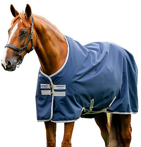 AMIGO Horseware Ripstop 900D Turnout 50g 155 cm (6'9), Navy/Titanium Grey