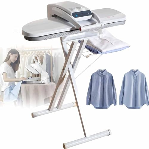 ZenSeFarin Plancha Vapor,Plancha Automática,Vaporizador Profesional Superficie Prensado Antiadherente,Controles Digitales 5 Ajustes Tela,para Hoteles,Enfermerías Y Salones Belleza 1800W-Withbracket