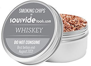 SousVideTools | [SVT-CHIPSWHI] Whiskey Oak Wood Flavour Chips For Smoking Gun, 250 ml