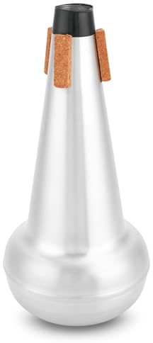 Trombone Mute, Aluminium Alloy Practice Mute Practice Mute for for Quiet Rehearsal Trombone Players Students and Musicians