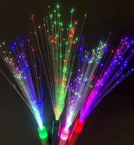 25 Stück LED Leuchtwedel Multicolor - Leuchtstab mit Multicolor Licht - für Party, Konzert und Hochzeit