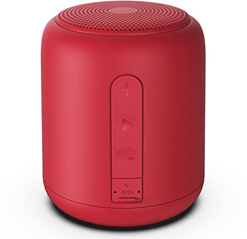 S SMAZINSTAR Bluetooth Speaker Wireless, Wireless Portable Speaker, Big Magicbox 20W Loud With Bass Enhancement, Build-In Mic For Hands-Free, 42H Play Home, s, BBQ, Travel (Red)