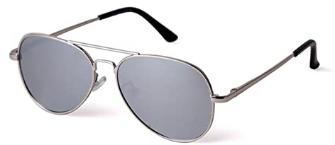 ADEWU Gafas de sol infantiles gafas de sol de piloto unisex gafas retro polarizadas protección UV para niñas niños