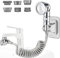 Doccetta per lavandino, Doccetta per bidet, tubo estensibile 1.5 metri - Doccino per lavandino per cucina, doccia, wc, capelli, animali, bambini INEEDIT