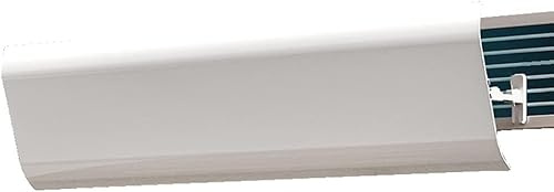 Parabrisas de aire acondicionado Central, deflector de salida de máquina de conducto de aire de parabrisas Oficina El deflector de viento de soplado antidirecto, (Size : 60CM)