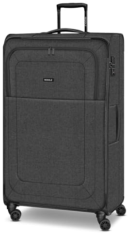 REDOLZ trolley XL jumbo check‑in extra grande 4 ruote | valigia morbida con serratura TSA | 90 × 52 × 30 cm capacità 126 L leggera 4,3 kg per donna e uomo – Essentials 12