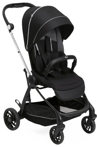 Chicco One4Ever Lounge, Carrito Ligero y Compacto Desde 0M Hasta 4A, Diseño Elegante, Plegable, Respaldo Reclinable, Cierre Automático en 1 Movimiento, Capota Sombra y Paraguas, Max 22kg