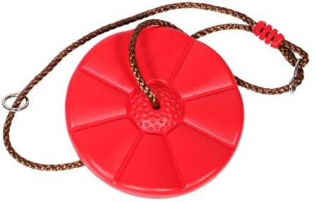 BESTonZON Boy Girl's Swing Outdoor Indoor Play Equipment Hanging Disc Swing Rope for Backyard Garden Playground Boy Girl