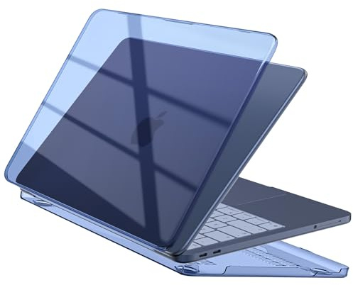 EooCoo Custodia MacBook Neo 13 Pollici 2026 (A18 Pro) Cristallo Indaco