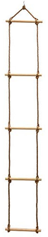 LittleTom Scala di Corda Gioco per Bambini 188x30 cm Arrampicata Natura