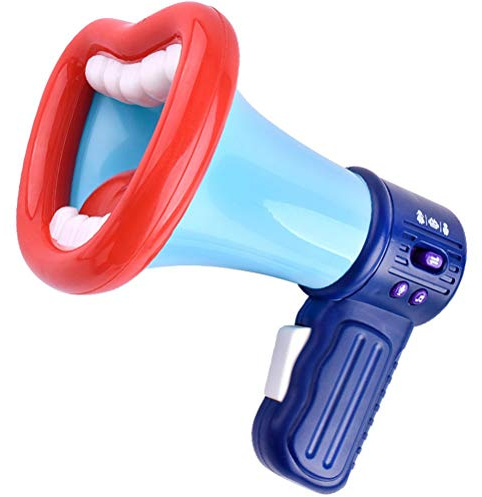 Kappha Mini megáfono niños Altavoz de Voz Divertido megáfono Tubo de Voz Banda Divertida micrófono de Mano micrófono de Mano Cambiador de Voz grabadora Juguetes educativos para niños