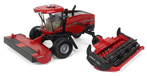 ERTL 1/64 Case IH WD2505 Windrower with RD165 Rotary Head and Sickle Bar Head 44282