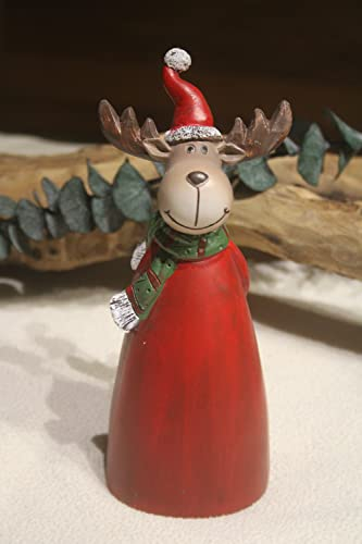 Sgabello per recinzione alce in poliresina, altezza 18 cm