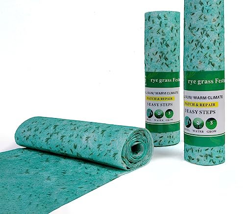 Biodegradable Grass Seed Mat Seed Starting Mat Seed Mat Starting Grass Seed Carpet Garden Supplies Super Durable and Fast to Grow 300cm × 20cm (1)