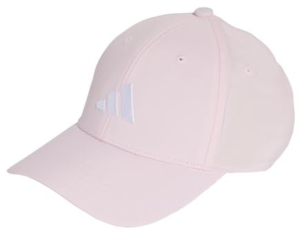 adidas Unisex - Adulto BBALL Cap LT EMB New Logo, Clear Pink/White, S-M