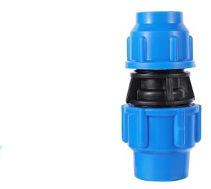 MiJunHD PE Pipe Reducing Straight Connector,20mm to 25mm Reducer Coupler Hose Connection Plastic Quick Fittings for Garden & Agriculture Watering (1 Piece)