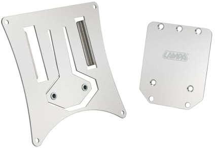 Lampa 91639 Easy-Off, portatarga con sistema estraibile per targhe moto enduro/fuoristrada