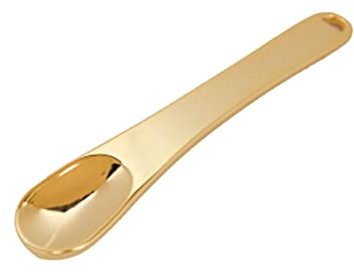 Yardenfun 5pièces Lot De Cuillères à Crème Pour Yeux De Zinc Outil De Massage Des Yeux Cuillère à Masque Métal La Fatigue Oculaire