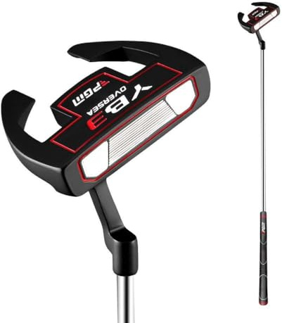 Putter da golf per destrorsi, 3 gradi, per uomini e donne, golfisti, sport al chiuso e all'aperto, asta da golf (putter)