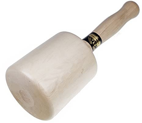 DAKL Bildhauerklüpfel zweiteilig, Weißbuche Größe 100 mm