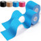HONYAO® Kinesiotapes 2 Rollen, Kinesiologie Tape (5m×5cm), Physio Tape für Schulter, Rücken, Knie, Ellenbogen und Nacken, Tape Sport, Hautfreundlich, Elastisch & Wasserfest - Blau