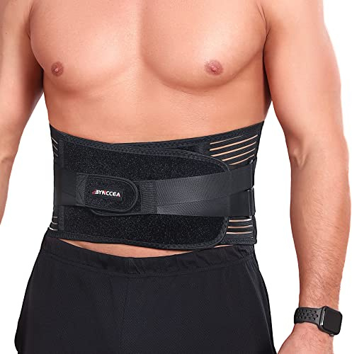 Bynccea Fascia Lombare Supporto Schiena, Fascia Lombare Fascia Lombare Supporto Schiena Con 7 Stays, Allevia il Dolore Dlla Vita per Uomini e Donne