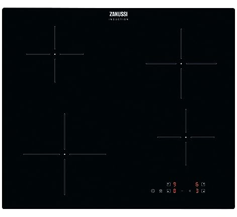 Zanussi 60cm 4 Zone Induction Hob - Black