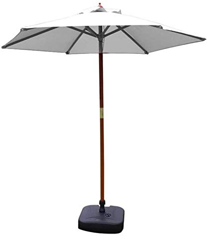 LSLYTQ Outdoor Garden Parasols 7' Outdoor Market Umbrella For Patio Table Balcony Deck Yard Or Garden Terrace, 70% Uv Resistant Polyester Fabric & Solid Wood Bracket, Without Base good