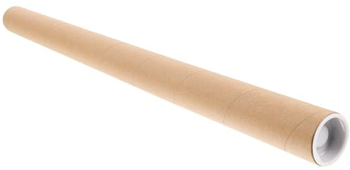 MAGICLULU Tubo Porta Poster in Cartone Tappo Tubo di Stoccaggio per Stampe e Disegni