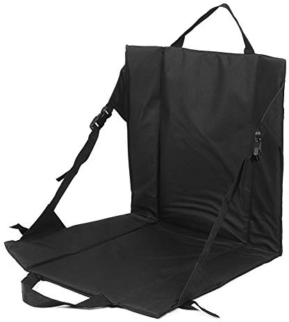 FTVOGUE Cojín Plegable para Silla de Playa, Asiento Ligero y Portátil para Exteriores con Correas de Hebilla de Liberación Rápida para Acampar, Estadio, Eventos Deportivos