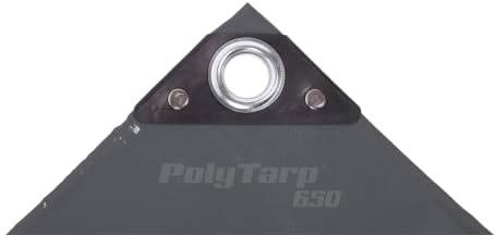 6,50€/m² PVC LKW Plane Abdeckplane 3,5 x 6 m 650g/m² grau