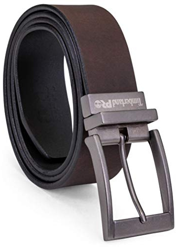 Timberland PRO Men's 38mm Harness Roller Reversible Leather Belt, Brown/Black, 36