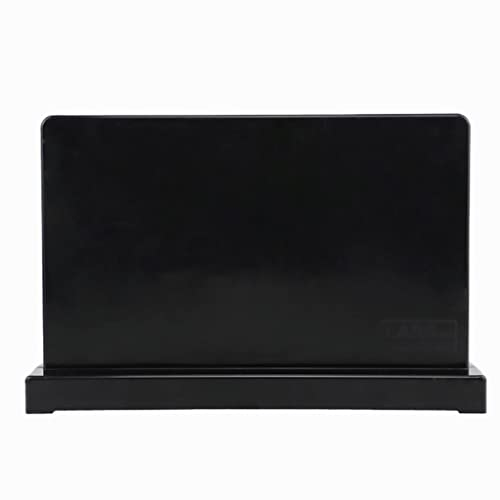 ZQDMYT Ceppo Coltelli Blocco da banco con Coltello da banco, Magnetite Put Holder Holder Magnete Deposito Verticale Creativo, Senza coltelli Forniture da Cucina Universale (Color : A-Black)