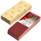 Mojucraft 50 Blatt Schleifpapier, Schleifpapier Holz 40/80/120/220 Körnungen Schleifpapier Set für Holz Metall 93 x 230 mm Mehrzweck-Schleifpapier Blätter geschnitten für den Einsatz auf Handschleifer