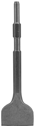 Cincel de Extracción, Cincel de Ranurado, Vástago Hexagonal, Acero 40CR Tratado con Calor Eficiente, Ajuste Perfecto para Herramienta de Taladro Percutor para Mampostería, Hormigón, Ladrillo, (Plano