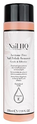 Nail HQ Acetone Free Nail Polish Remover with Vitamin E - 235ml