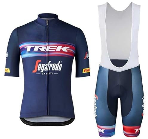 assocauicy Conjunto Ciclismo Hombre,Ropa Ciclismo Hombre Trek 2024 New Transpirable y de Secado rápido en Verano con 3D Almohadillas De Gel 2024